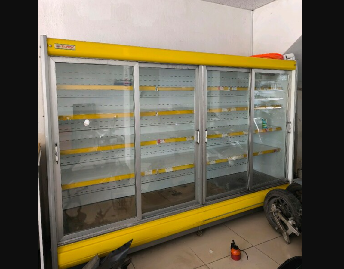 ikinci el market dolabı sütlük 3 metre